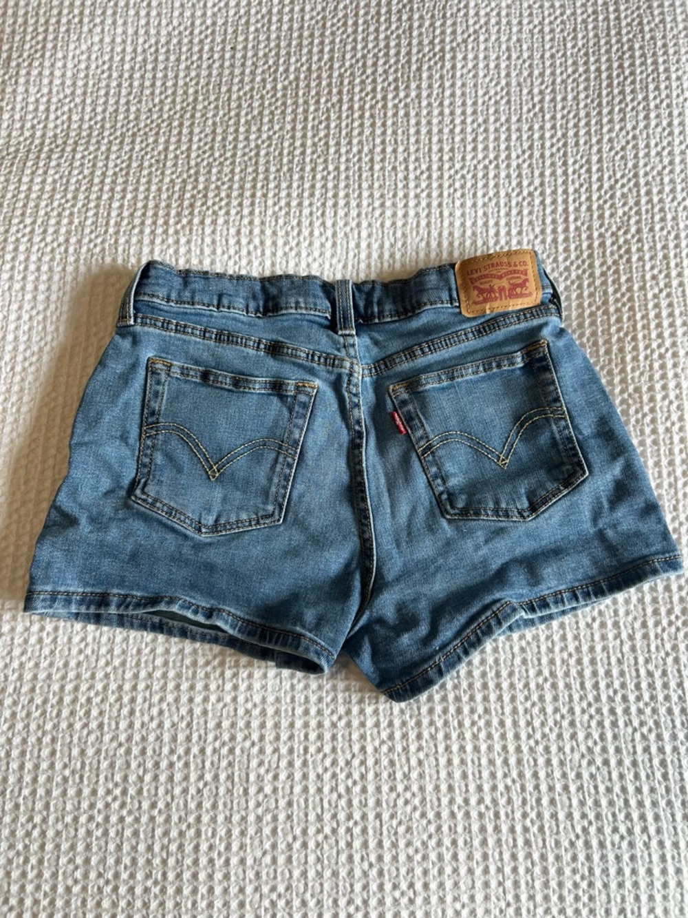Levi's Kids Blue Denim Shorts